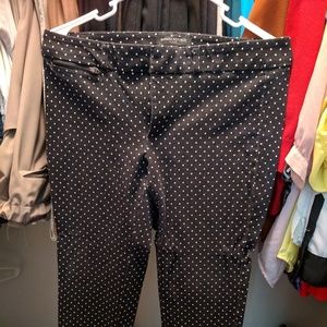 Polkadot ankle pants
